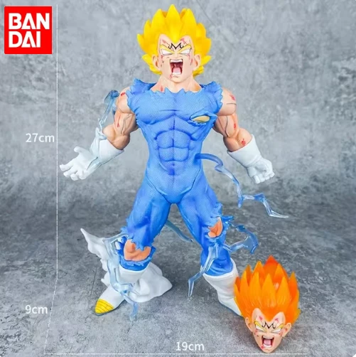 Anime Dragon Ball Z GK Vegeta Figure Self-destruct Majin Vegeta Figurine 27CM PVC Action Figures Collection Model Toys Gifts