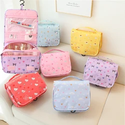 Anime Sanrioed Kawaii Hello Kittys Cinnamoroll My Melody Cartoon Kuromi Hanging Toiletry Bag borsa per cosmetici impermeabile