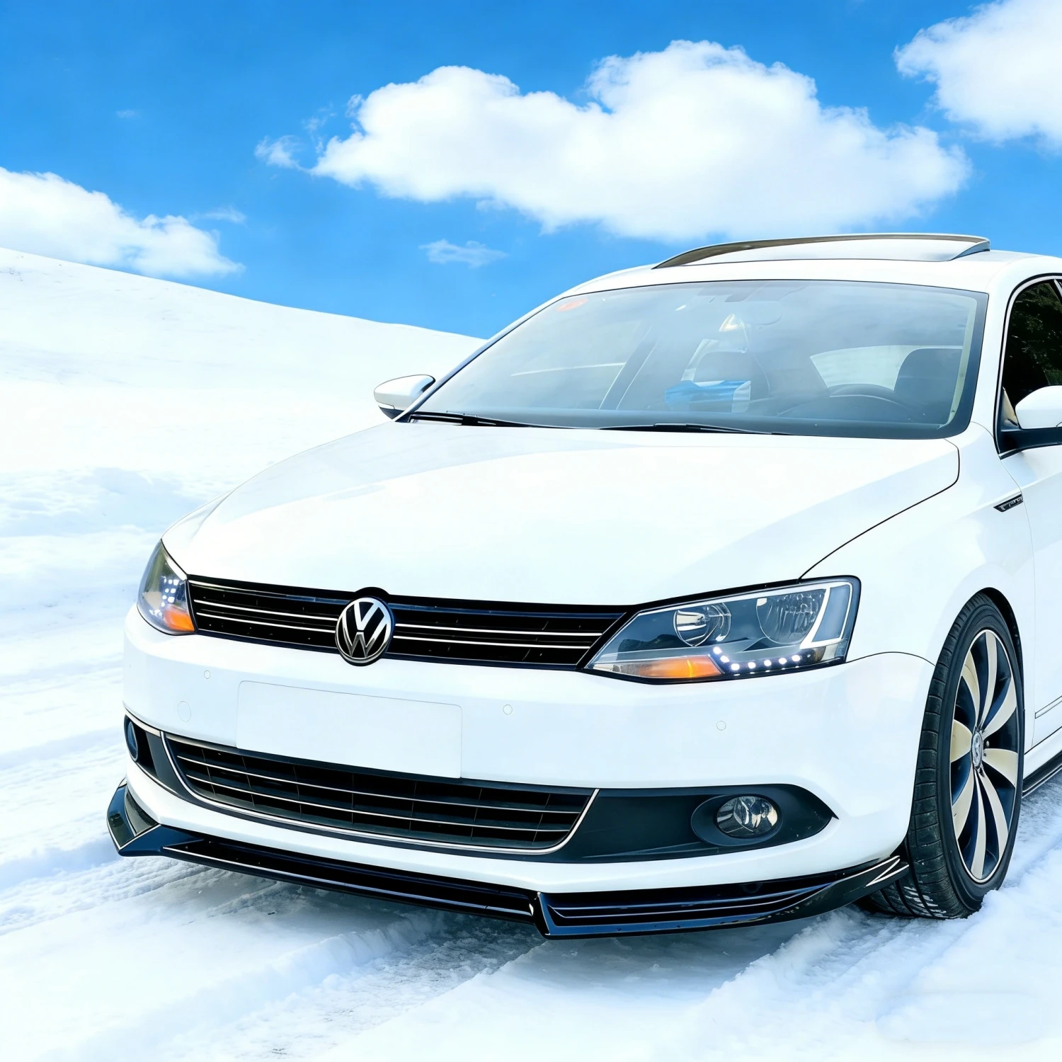 

Front Bumper Lip Splitter Tuning Accessorie Exterior Body Kit Spoiler Gloss Black for Volkswagen Jetta MK6 2011 2012 2013 2014