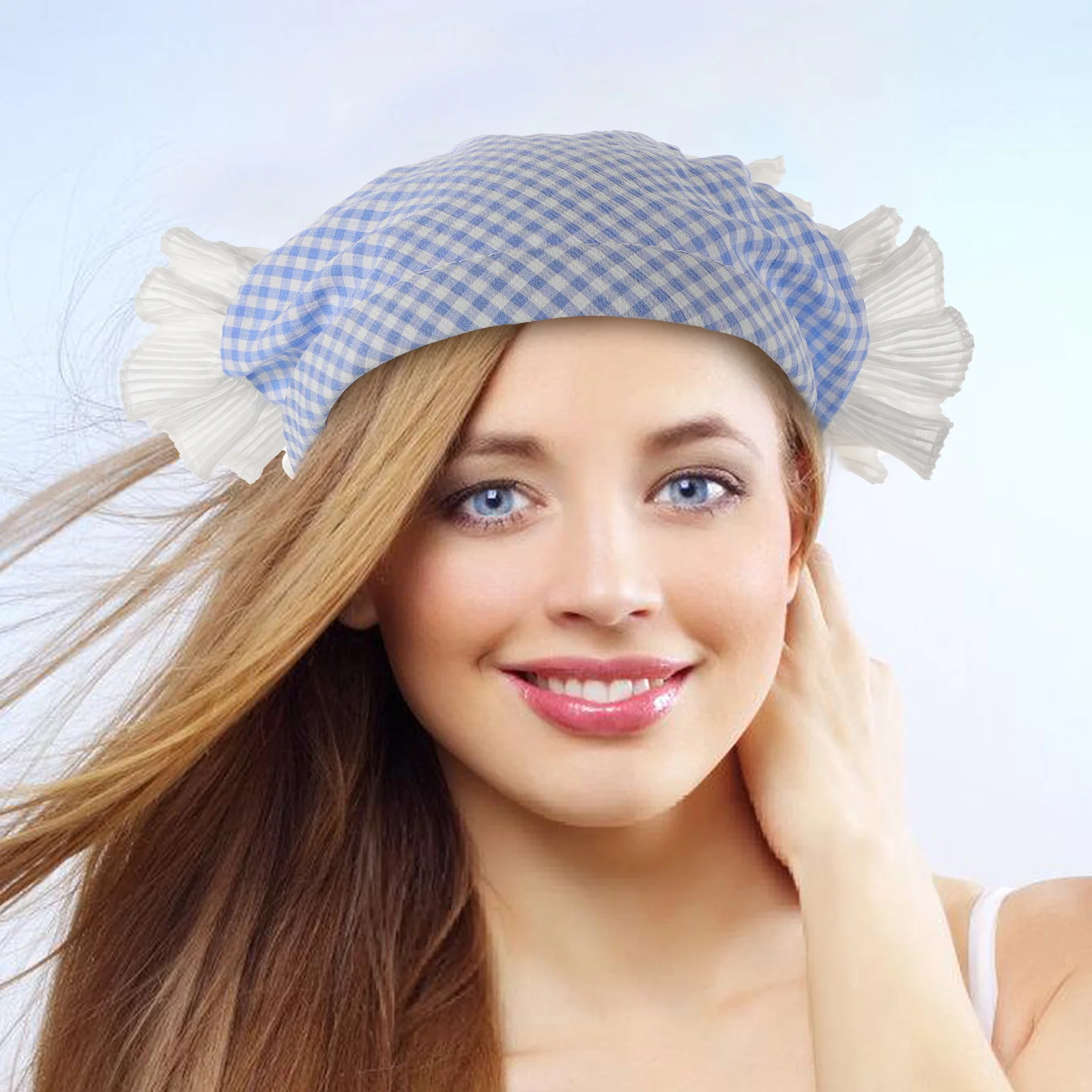 

3pcs Headscarf Headband Bandanas for Women Fashion Hair Scarves Decorative Lightweight Practical Versatile Chic Sweet Lace Edge