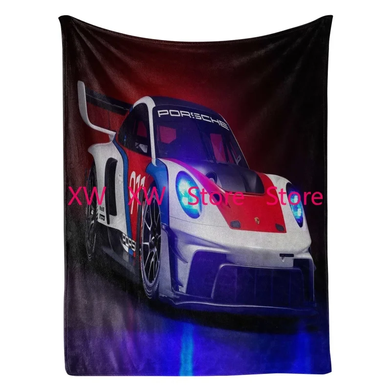 

Classic Car Printed Blanket Warm Soft and Comfortable Home Travel Blanket for Office Sofa Travel Camping RV Holiday Gifts