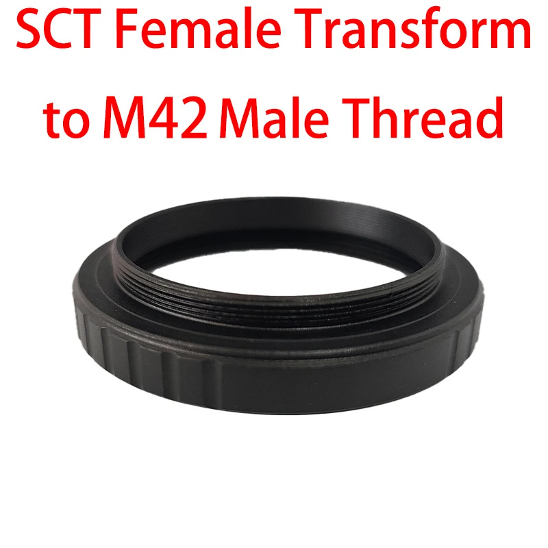 SCT Female Transform to M48 Male Thread T Ring Adapter Telescope Converter Threads Conversion Adaptor