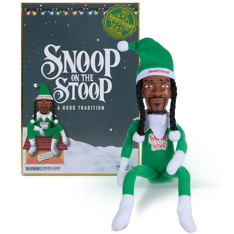 

Snoop Dogg Snoop on The Stoop 2025 Christmas Elf, Shelf Decor 12” Christmas Doll Collectible Figurine Christmas Gift