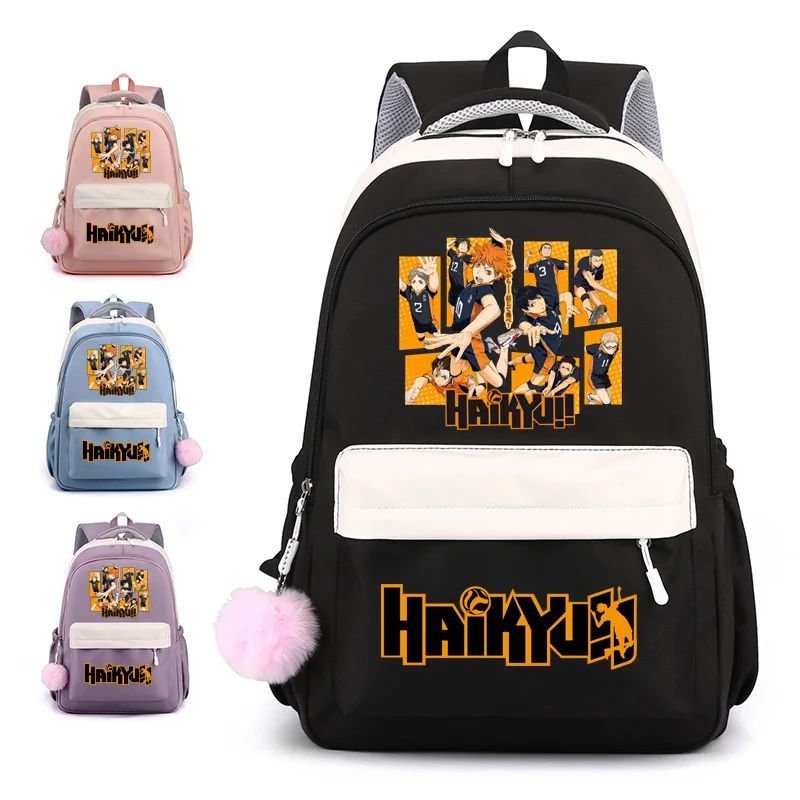 

New anime Harajuku backpack school fashion cartoon schoolbag cute backpack teenagers large capacity high quality schoolbag