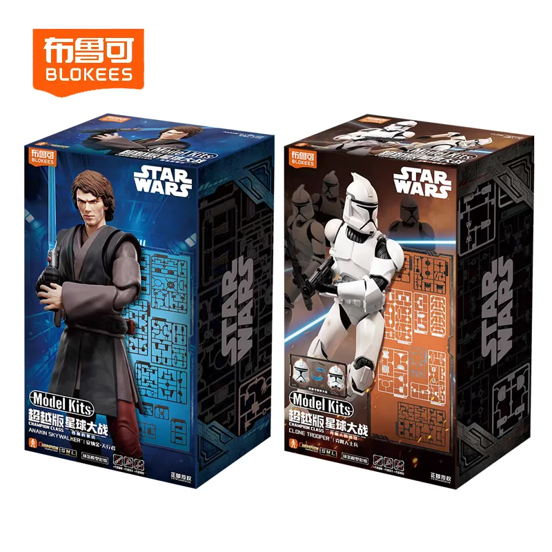 Original Blokees Star Wars Champion Class - Anakin Skywalker (Revenge Of The Sith) Model Kits Action Figures Collect Toys Gifts