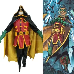 Red Robin Superhero Damian Wayne Cosplay Costume Custom Made