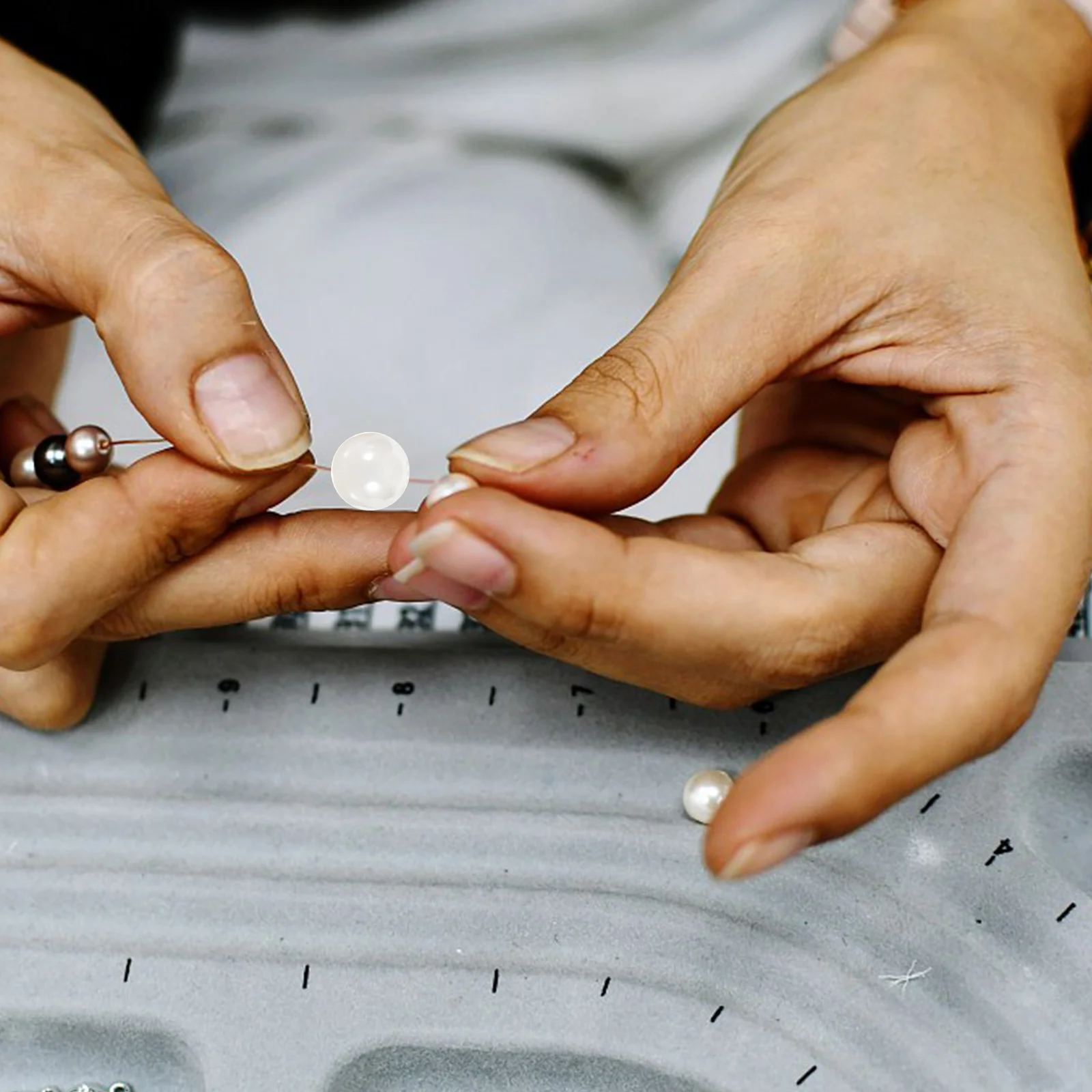 

200pcs Glass For Jewelry Making Diy Craft Round Loose Big Hole Spacer Beads Decorative Beads For Bracelets Macrame