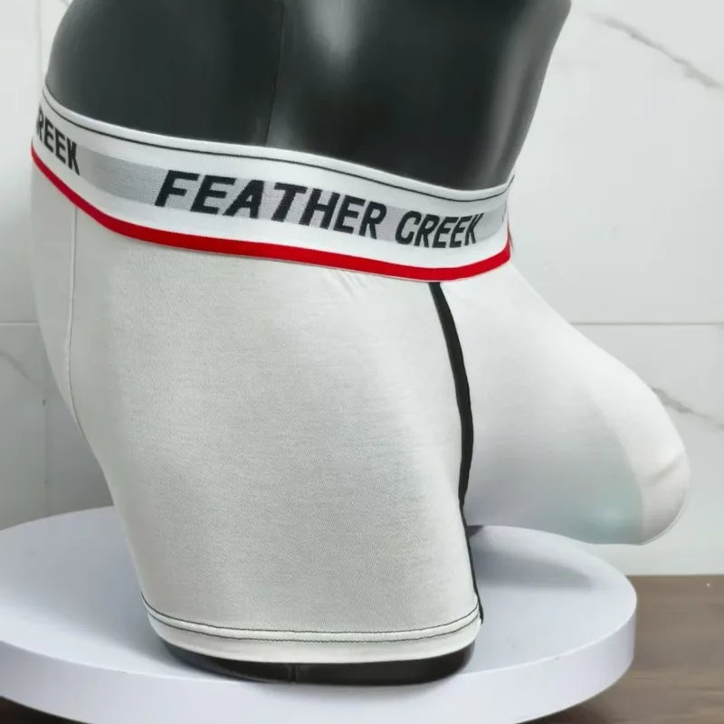 الرجال على شكل حرف U جيب كبير سراويل مثير الانتفاخ تعزيز الحقيبة الملابس الداخلية الصلبة منتصف الخصر Underpant الذكور مريحة سراويل بوكسر #5