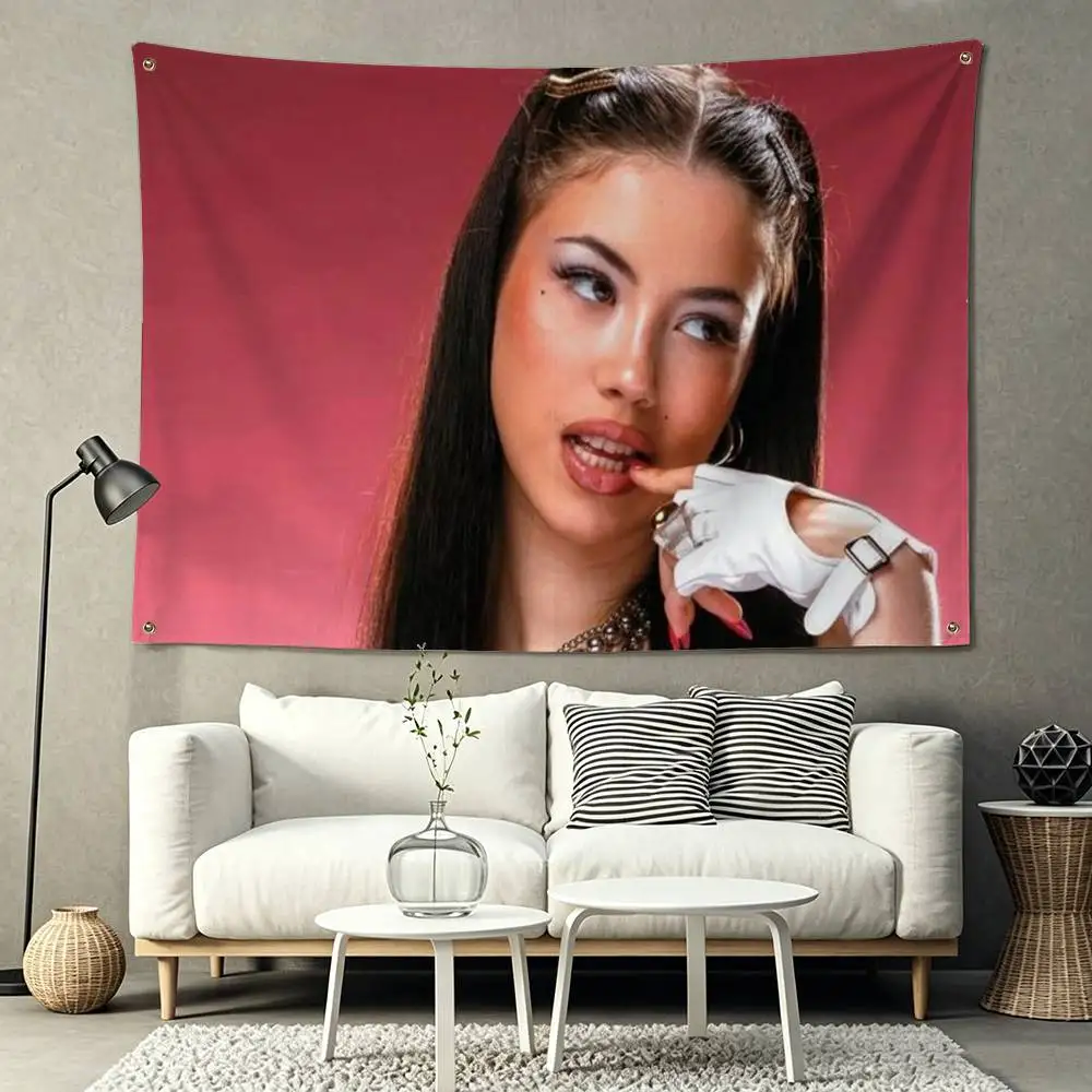 Singer A-Anna Pepe Square Flag Suitable For Party Club Outdoor Interior Wall Decoration Banner Fans Gift 3
