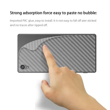 5 kusů měkkých 3D uhlíkových vláken zadní fólie pro Sony Xperia XZ3 XZ2 XZ1 XZ Premium Z3 Z5 Compact ochranná samolepka na zadní displej 6 nejlepší prodej zadní kryt Sony Xperia XZ Premium - №3