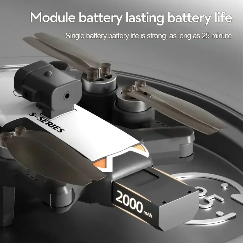 New S2S Drone 8K HD Dual Camera Brushless Motor Obstacle Avoidance Dron 5G wifi RC Helicopter Foldable Quadcopter Toy For Xiaomi