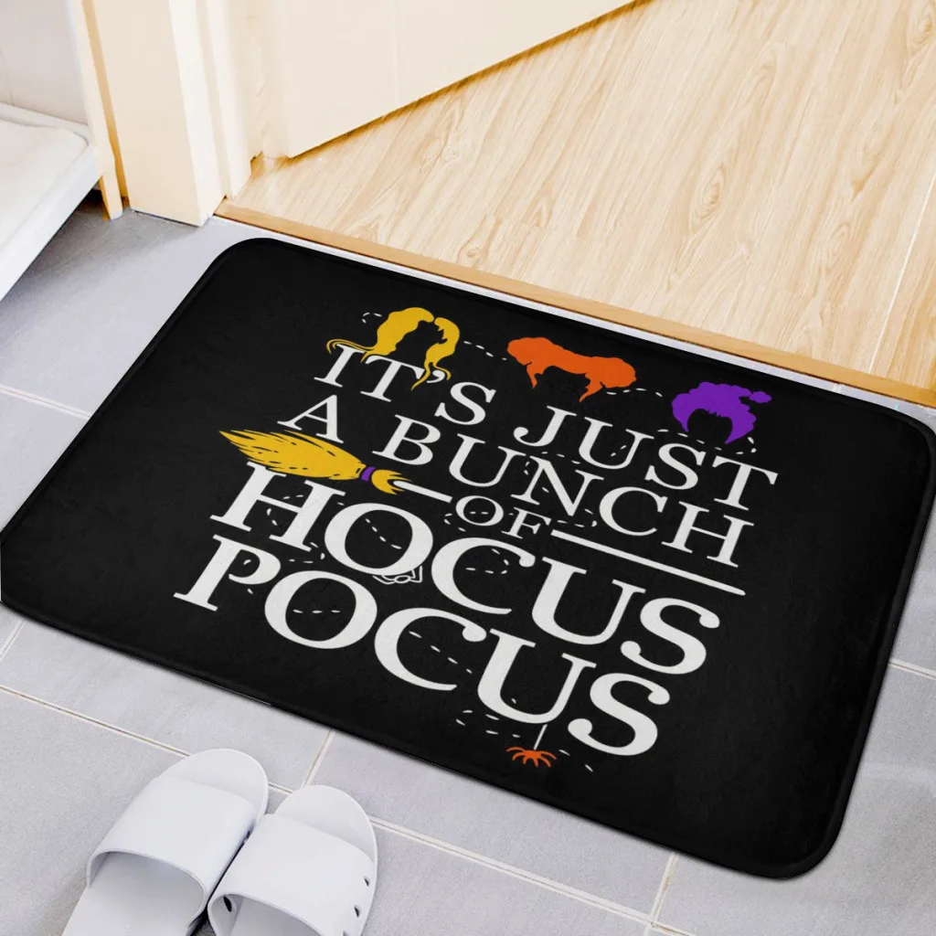 

It's Just A Bunch Of Hocus Pocus Living Room Rug Carpet Flannel Slip Mat Decor Aesthetic Dressing