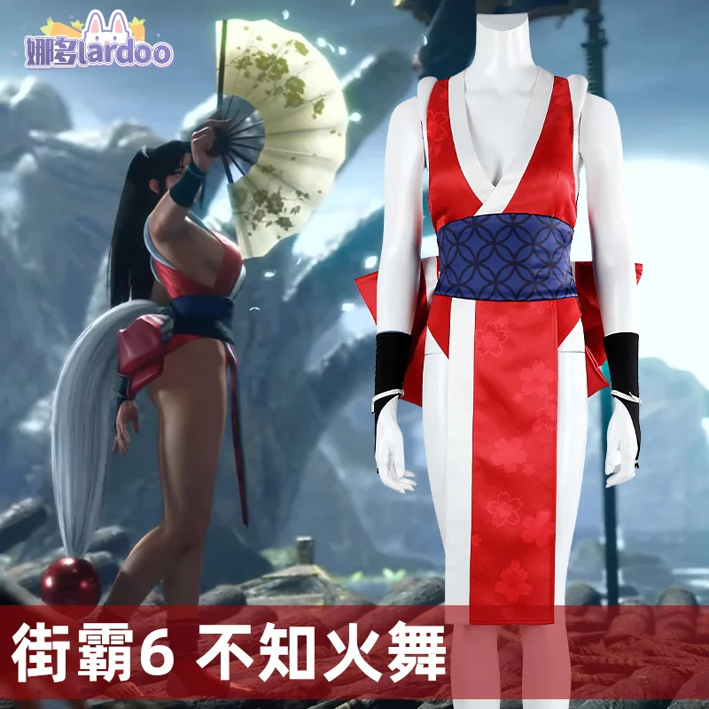 

Street Fighter 6 Mai Shiranui Cosplay Costume Uniform Halloween Carnival Party Christmas Play Role Clothes Clothing for Women
