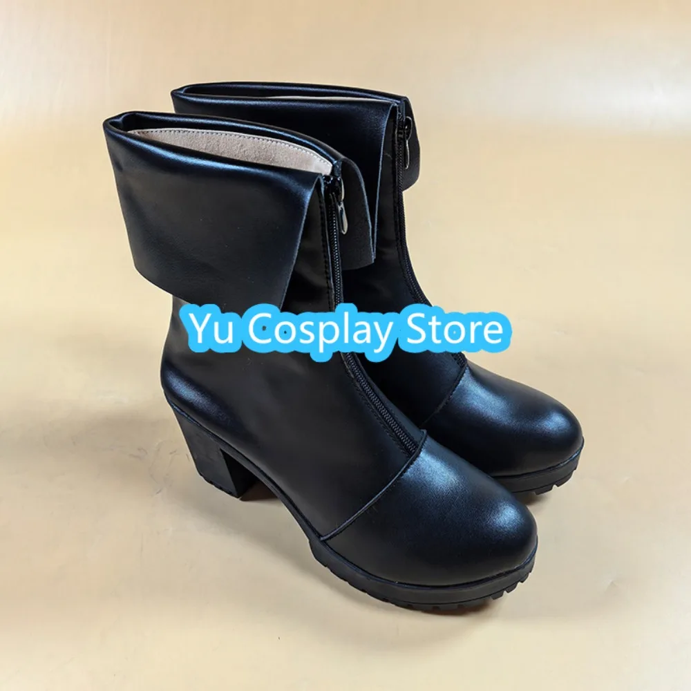متجر يو التأثيري Kurisu Makise أحذية كوسبلاي لأداء معرض الرسوم المتحركة أحذية تنكرية أنيمي أحذية أزياء الهالوين الدعائم