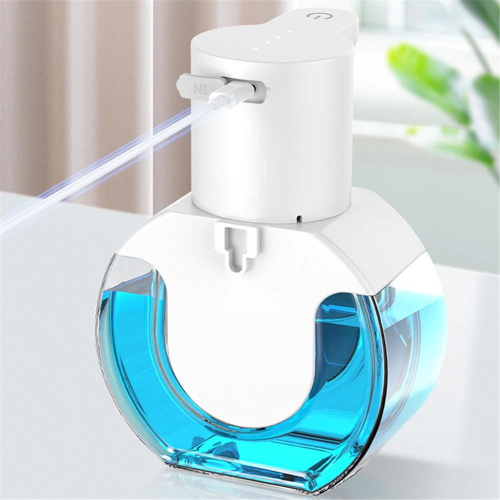 4 Gears Automatic Soap Dispenser USB Charging Touchless Hand Sanitizer Washer Infrared Sensor Foam Liquid Dispenser Wall Mounted