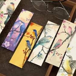 1pack/30pcs Cute Bird Bookmark Magpie Sparrow Cartoon Decoration Reading Book Page Annotation Book Students Use Paper Cards