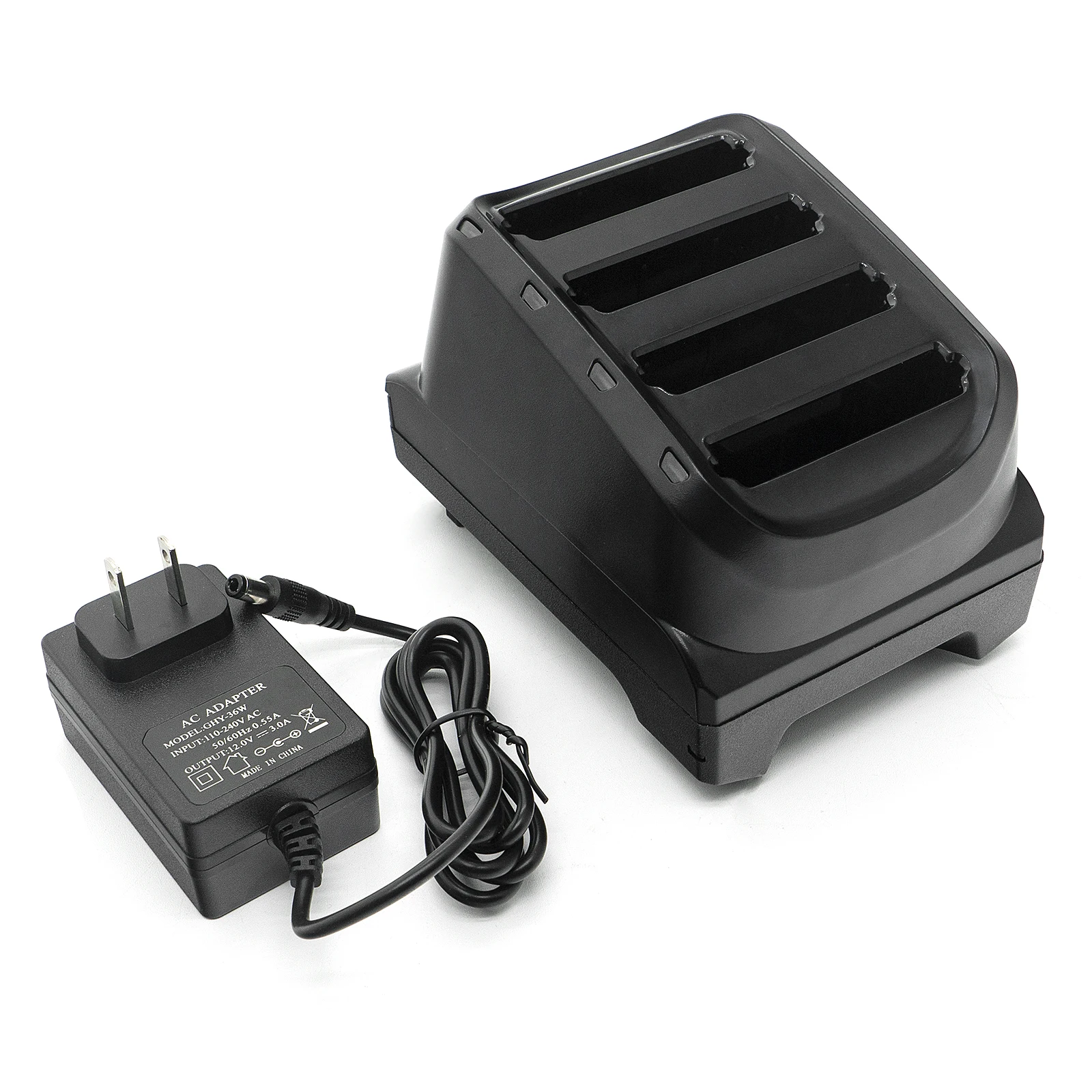 

US Power Supply and 4-Slot Battery Charger for Zebra TC21 TC26 (SAC-TC2Y-4SCHG-01)