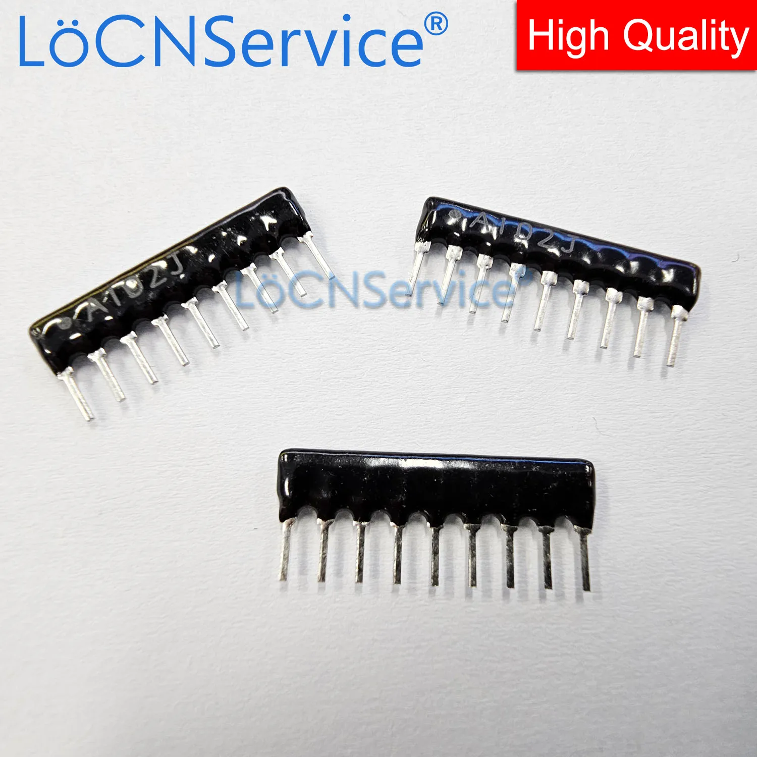 LoCNService 200PCS 9PIN Exclusion Network Resistor array DIP 9A221J 9A331J 9A471J 9A511J 221 331 471 511 220R 330R 470R 510R OHM