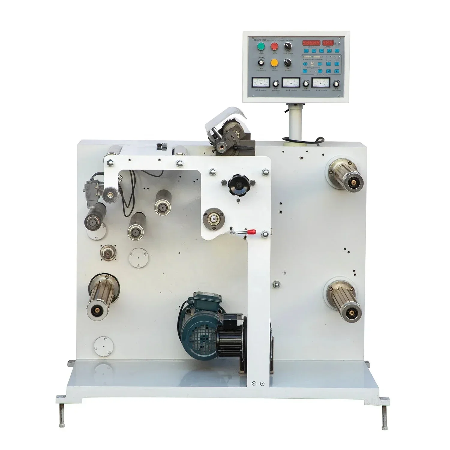RTFQ-400B Small Slitter Rewinder Machine for Color Textile Ribbon Label