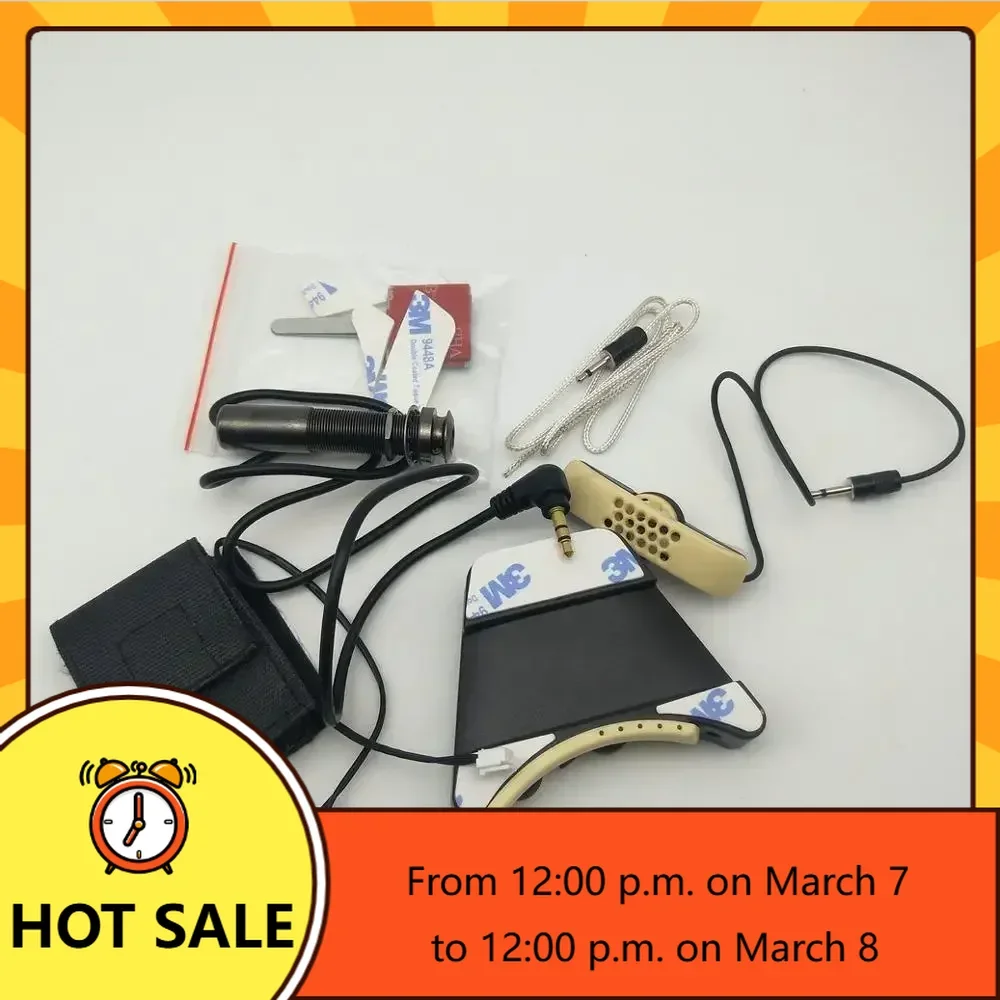 

Q-X- Music Store-Acoustic Guitar Pickups LR Anthem Style Active Piezo Dual Mode Pickup With Mic Beat Board System