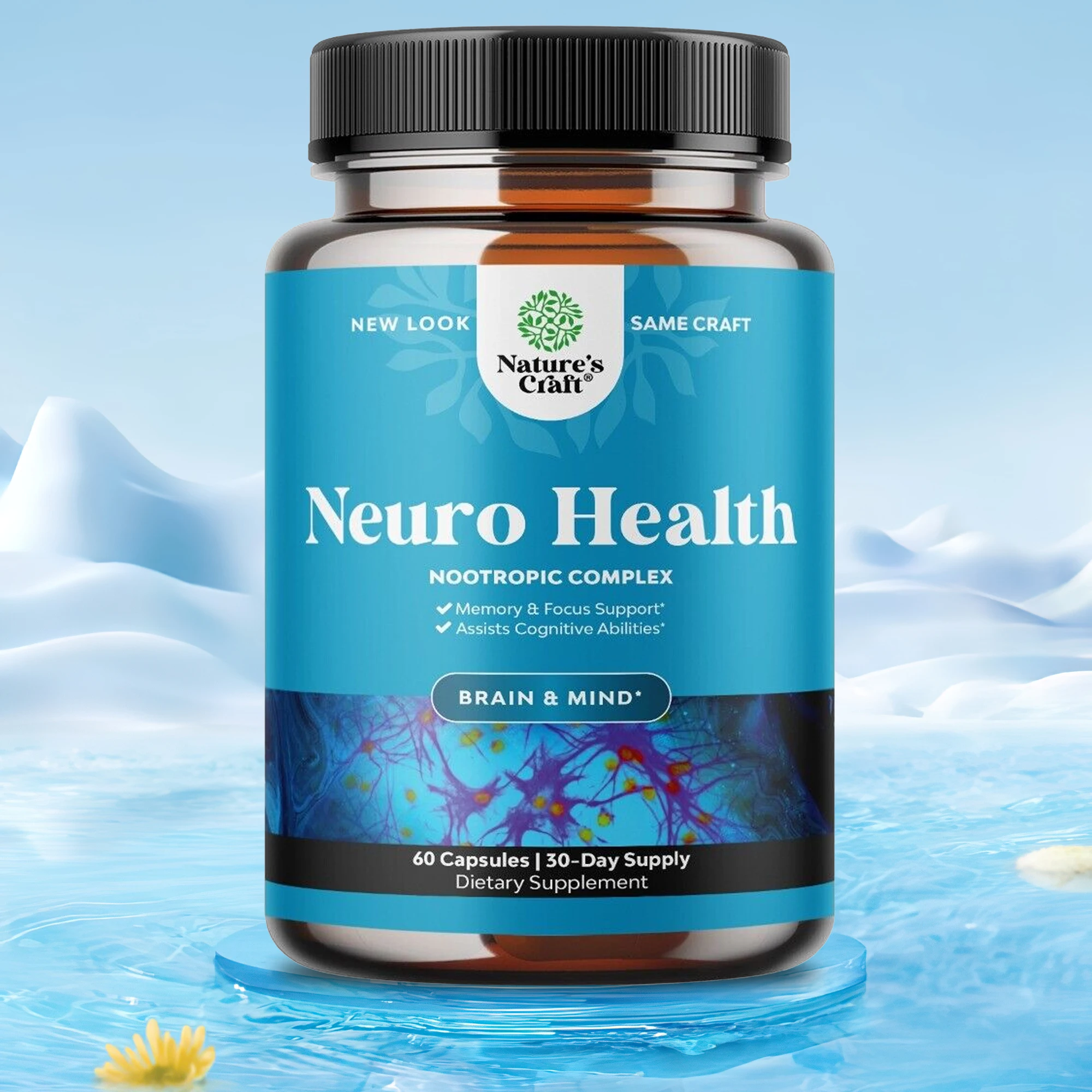 

Капсулы Neuro Health - способствуют здоровью мозга и выработке антиоксидантов, улучшают память и концентрацию, а также поддерживают ясность ума.