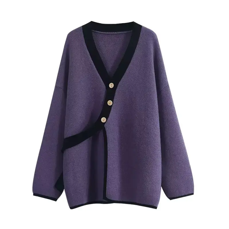 Spring Autumn Elegant Outfits Women's 2023 New Fashion V-neck Sweater Coat Temperament Knitted Dress Two Piece Set Fashion