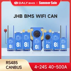 DALYBMS 1A BALANCE CURRENT 4S 8S 16S Smart BMS 150A 200A 250A 300A 400A 500A Lifepo4 Li-Ion LTO Батарея CANBUS для инвертора RV