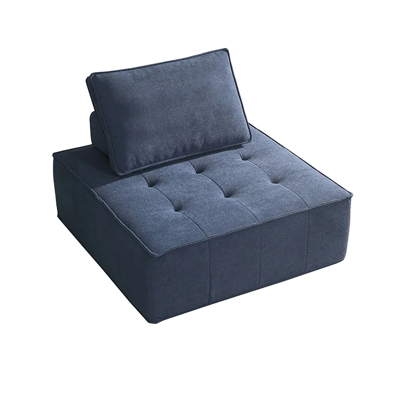 

Full sponge, compression, sofa, Emmon, special tofu block, sofa, original, small apartment, straight row, brown, module, square