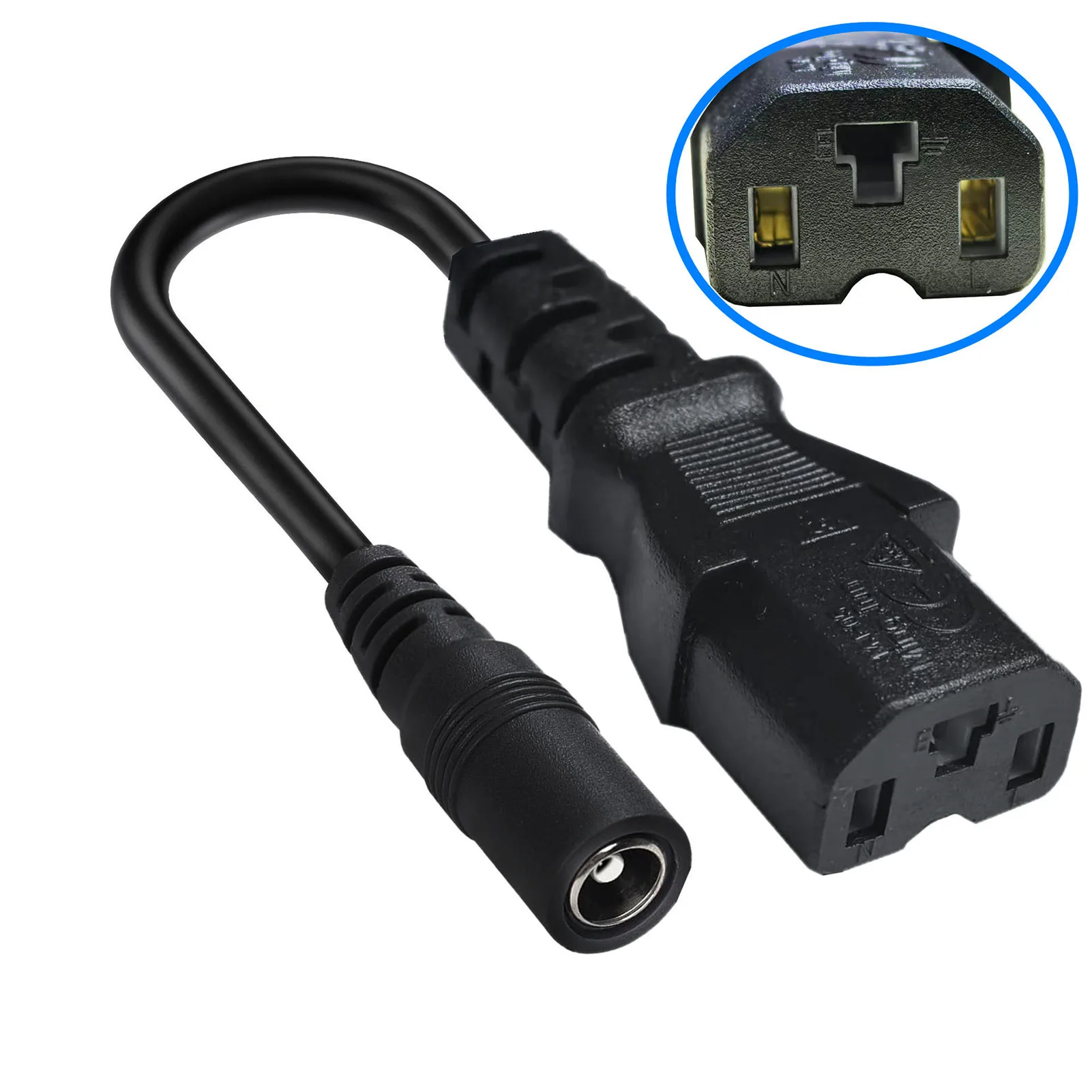 Electric Scooter Charger Conversion Cables DC5.5x2.1mm To DC80x1.6mm Male 3 Prong XLR Male M12 3 Pin M16 3 Pin Female