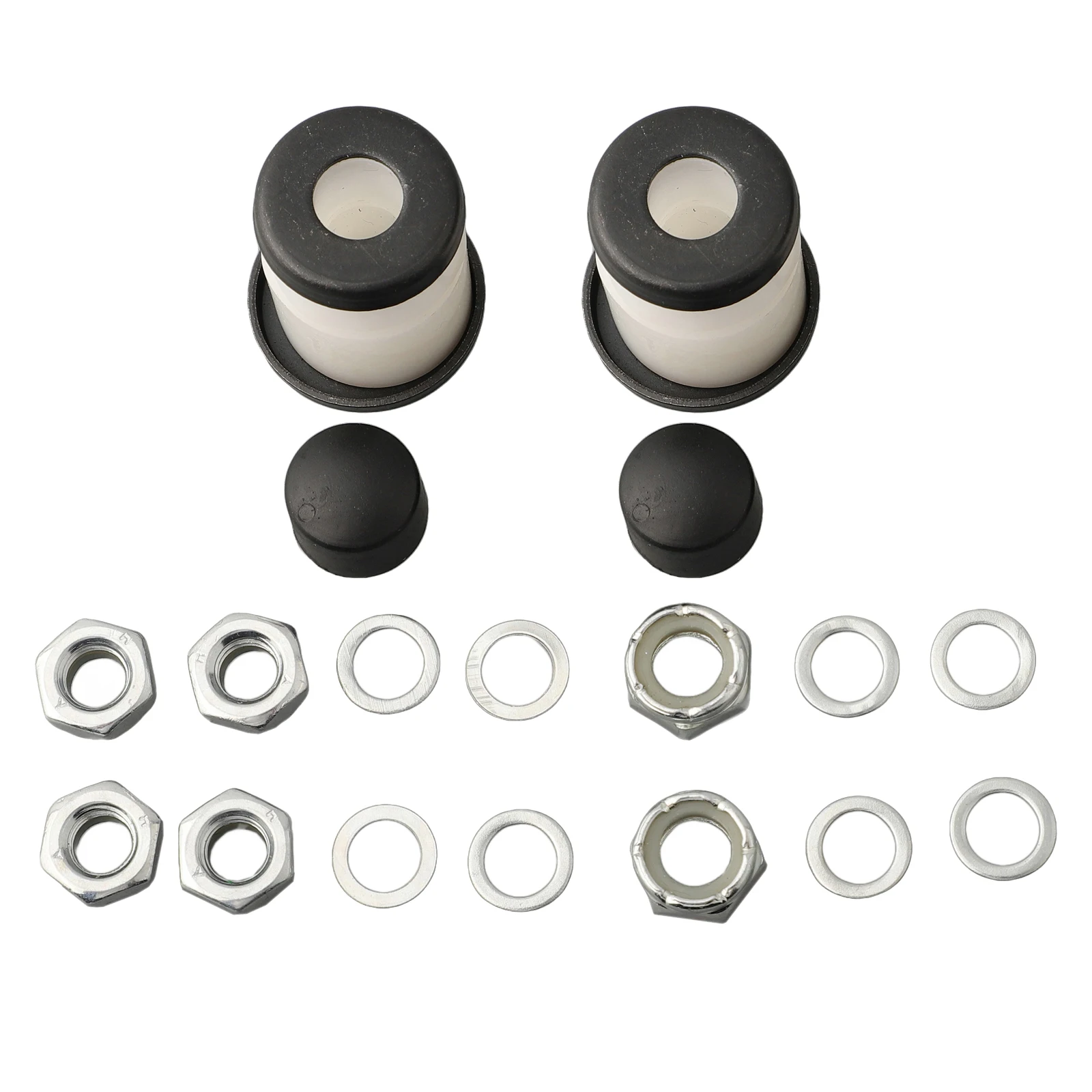 

Universals Skateboard Truck Rebuild Kit PU Bushings Pivot Cup Nuts Washers 3.25" Longboard Shock Absorber Set For Reviving Truck