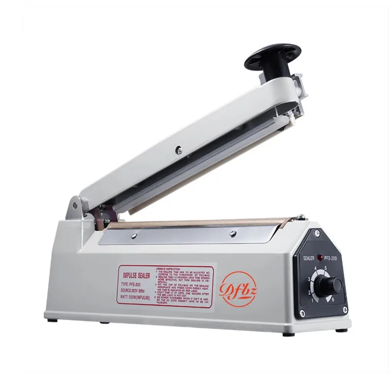 

PFS-200C-5MM Heat Sealing Machines for Packaging Food Impulse Sealer Bag Sealing Machine