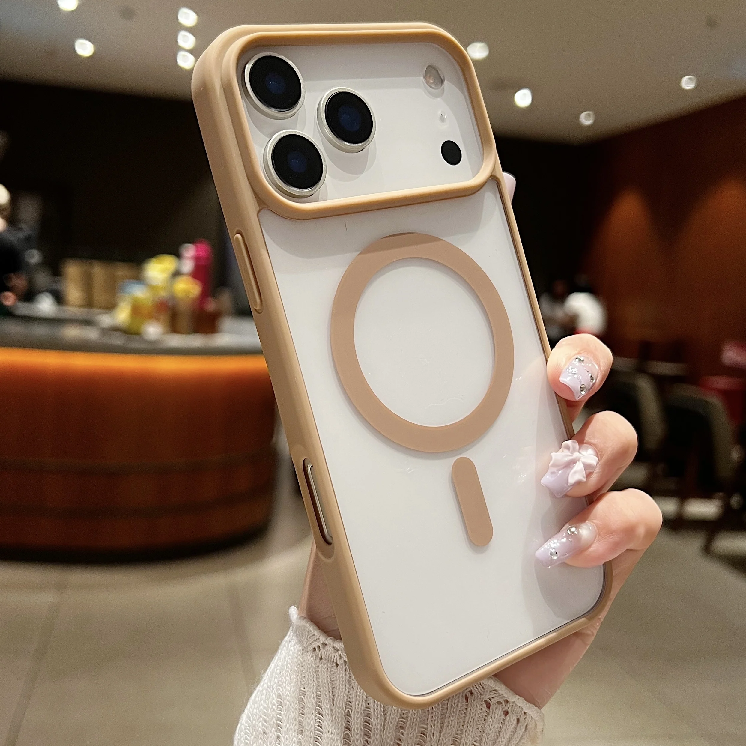 Luxury Shockproof For Magsafe  - Clear Shockproof Bumper Case review and price