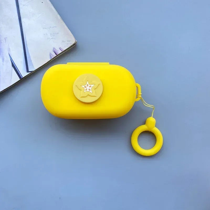Cute Fruit Flower Silicone Cover for Bose QuietComfort Earbuds Case Noise Canceling Earbuds Shockproof Case Bluetooth Earphone