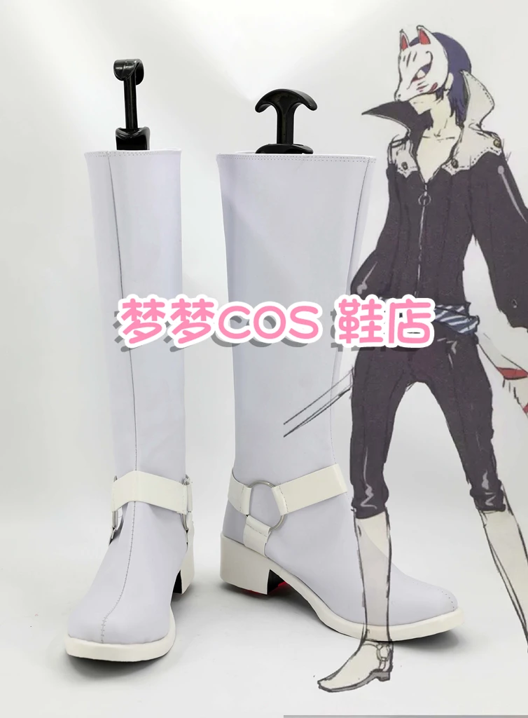 

Persona5 Yusuke Kitagawa Обувь для косплея Сапоги Хэллоуин Аниме Обувь для косплея