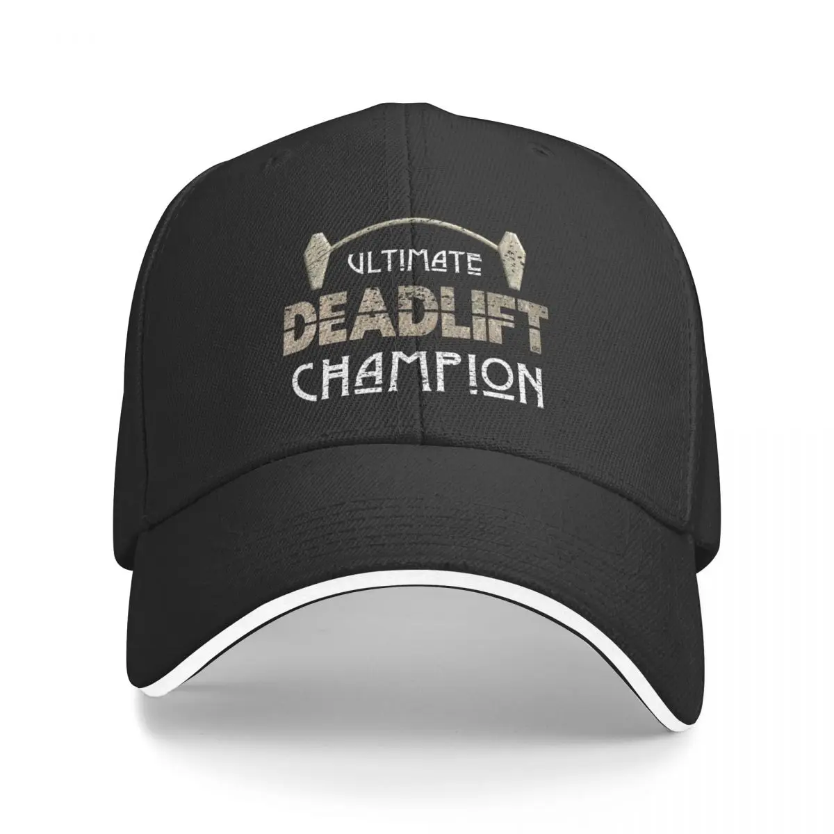 Ultimate Deadlift Champion with Coffins Baseball Cap western Hat foam party Hat Rave Snap Back Hat Mens Tennis Women's