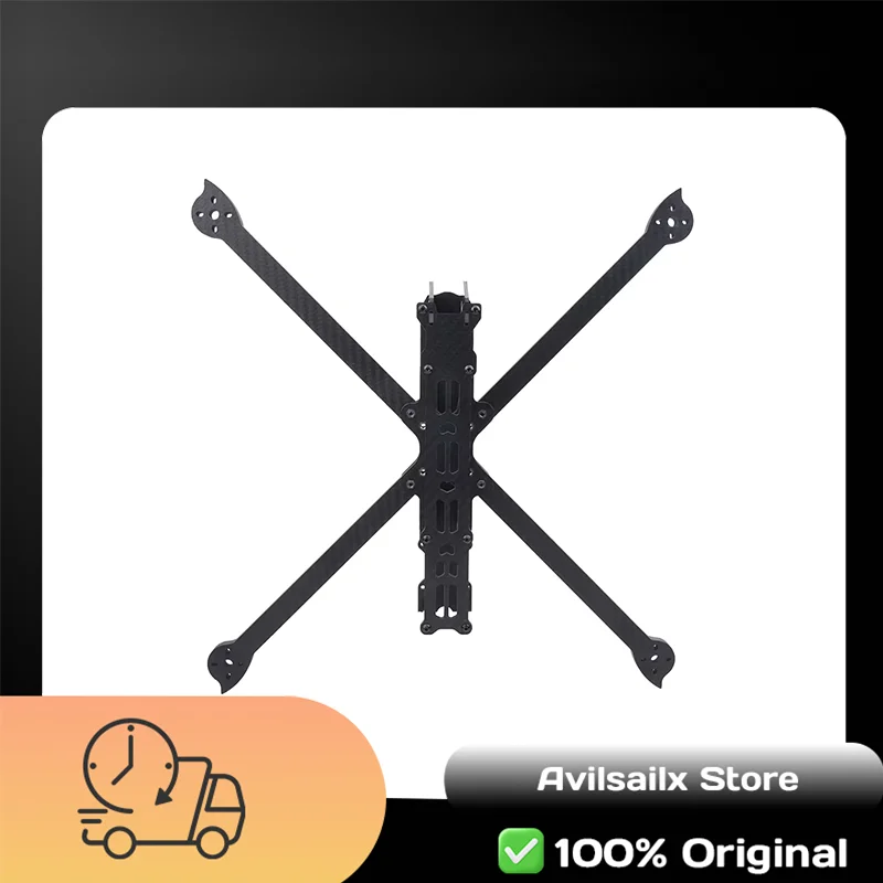 

XL10 V7 10 дюймов 420 420 мм Колесная база 7,0 мм Толщина рычага TrueX Карбоновая рама 10 дюймов для сверхдальнего действия FPV RC Фристайл Дрон