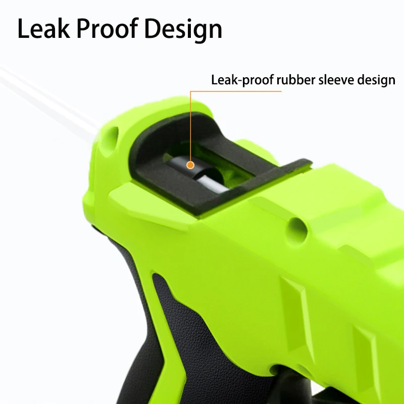 Pistola de cola quente sem fio derreter para makita/dewalt/blackdecker/milwaukee 18v bateria com 20 varas de reparação elétrica diy ferramenta de poder arma
