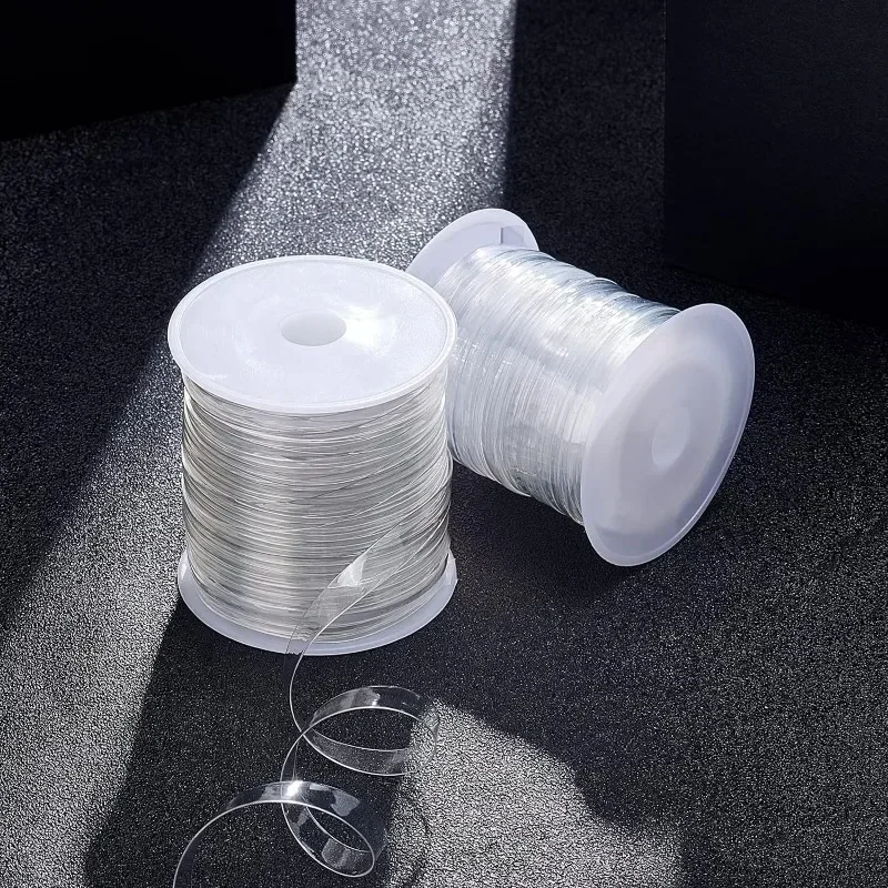 2 Rolls Clear Elastic Strap 0.24\