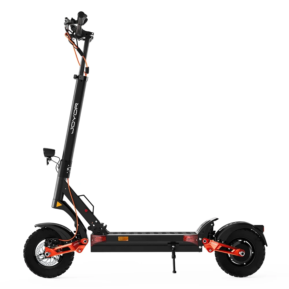 JOYOR T6 Elektroroller 600W Hochleistungs-Brushless-Motor, 48V 18AH Akku, 48km/h Höchstgeschwindigkeit & 70km maximale Reichweite, 10-Zoll aufblasbare Offroad-Reifen, hydraulische Stoßdämpfung vorne