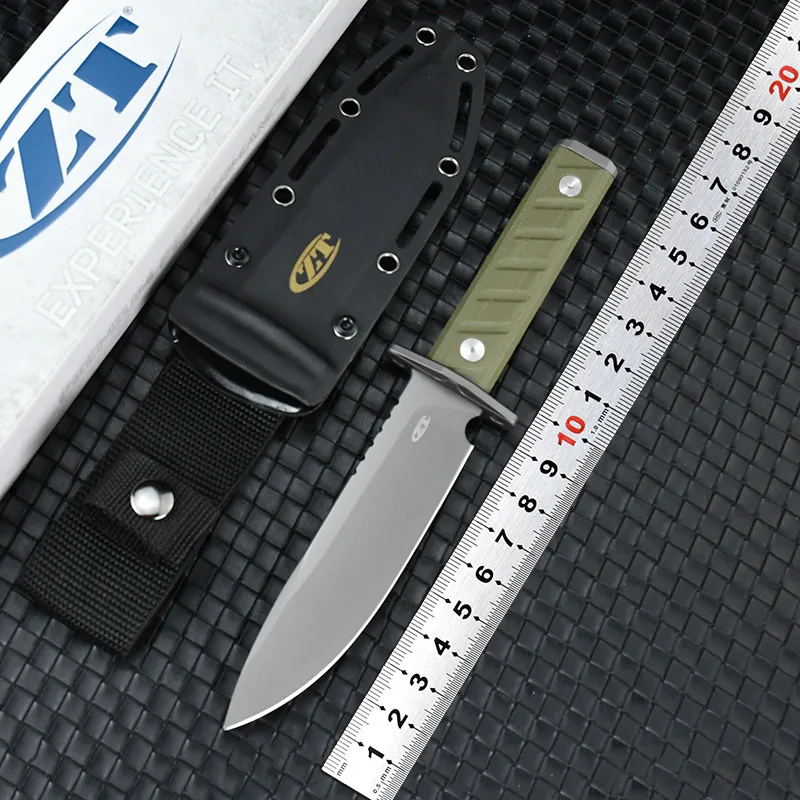 

new 0003 knife Staright Knife D2-blade G10-handle Premium Outdoor Essential Multi-purpose Knife Tools Scabbard