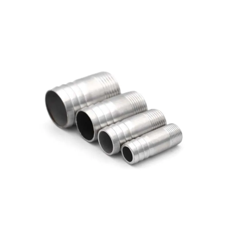 BSP 304 stainless steel threaded pipe fittings for water, oil, air, 1/4, 3/8, 1/2, 3/4 