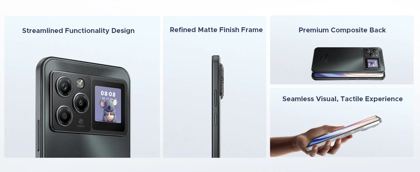 Doogee M30 Pro Smartphone 6.88" Display 8000Mah Battery 1.3" Rear Display 64Gb(8+56) 256Gb 64Mp Camera Android 16 Mobile Phone
