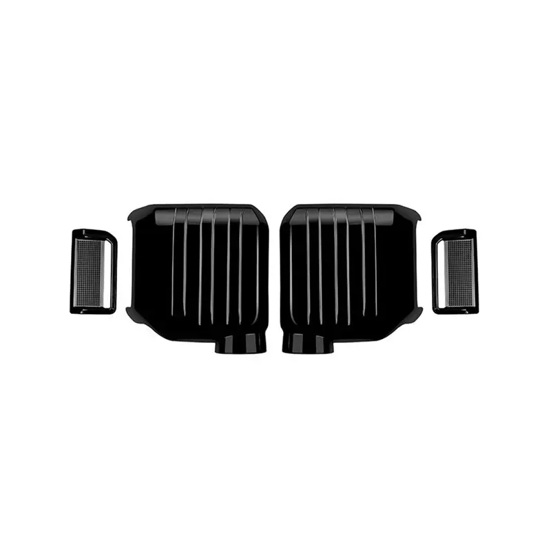 

Накладка на зеркало заднего вида для Toyota Prado LC250 2024, глянцевая черная, для дверного зеркала