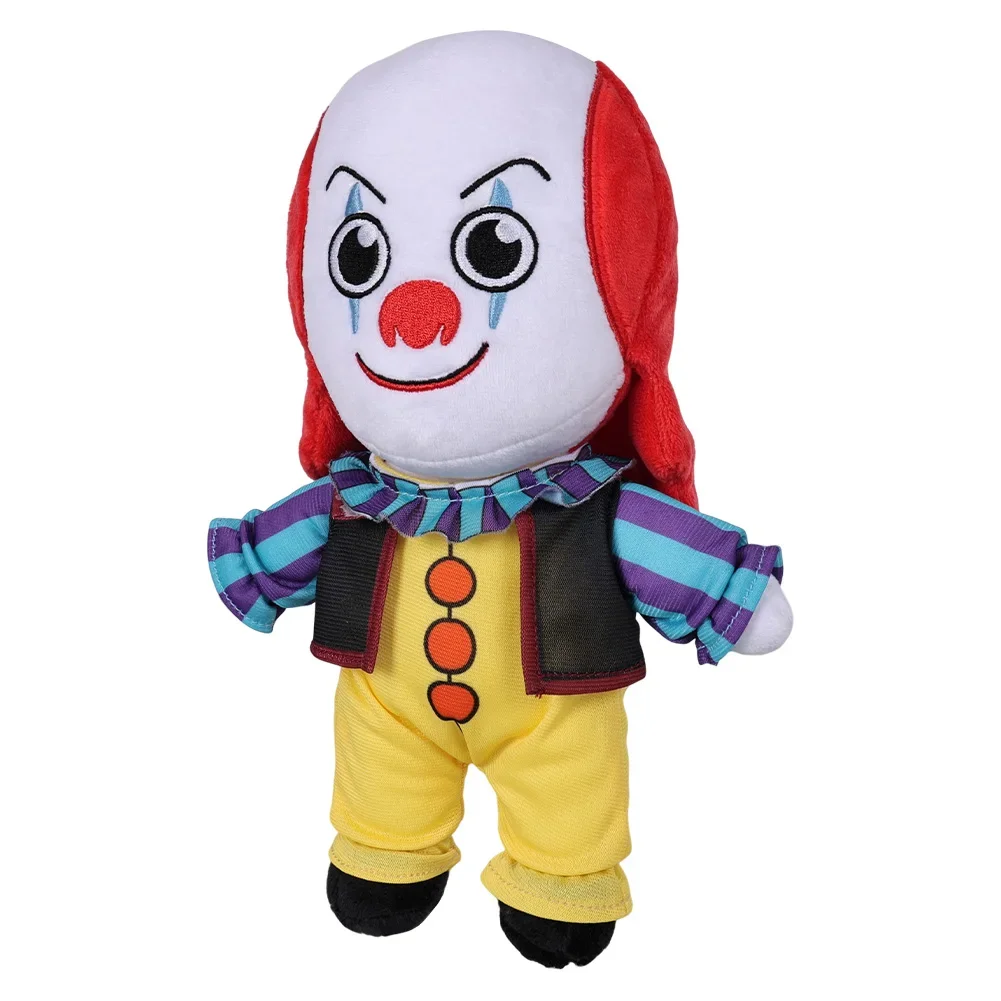 25cm Horror Clown Plush Plushies 1990 Movie It Cosplay Fantasy Figurine Props Mascot Xmas Birthday Gifts Party Decor