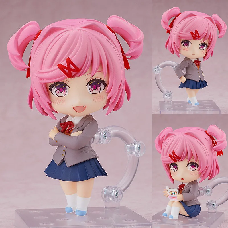 10 cm große Anime-Figur # 1817 Monica # 2077 Natsuki-Actionfigur # Sayori 2250er # 2283Yuri Figur PVC Actionfigur Modell Spielzeug Ornament