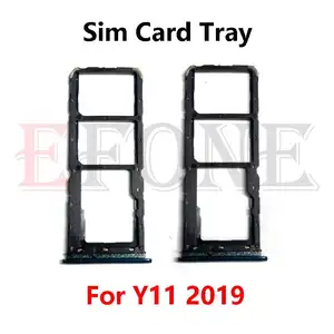 Bilashmart vivo Y11 Y12 Y12i 2020 Y15 2019 SIM Card Tray Slot Holder Adapter Socket Repair Parts