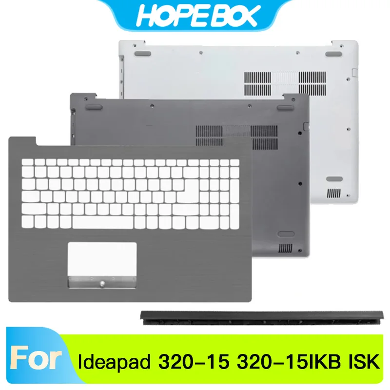 Laptop Case For Ideapad 320-15IAP 320-15IKB 320-15ISK LCD Back Cover Front Bezel Hinges Upper Case Lower Bottom Cover 15.6 inch