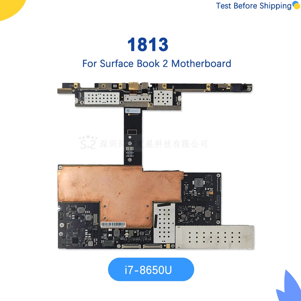 

Main Board for Microsoft surface book 2 1813 motherboard i7-8650U 16GB GTX1060 logic board M1020247-005