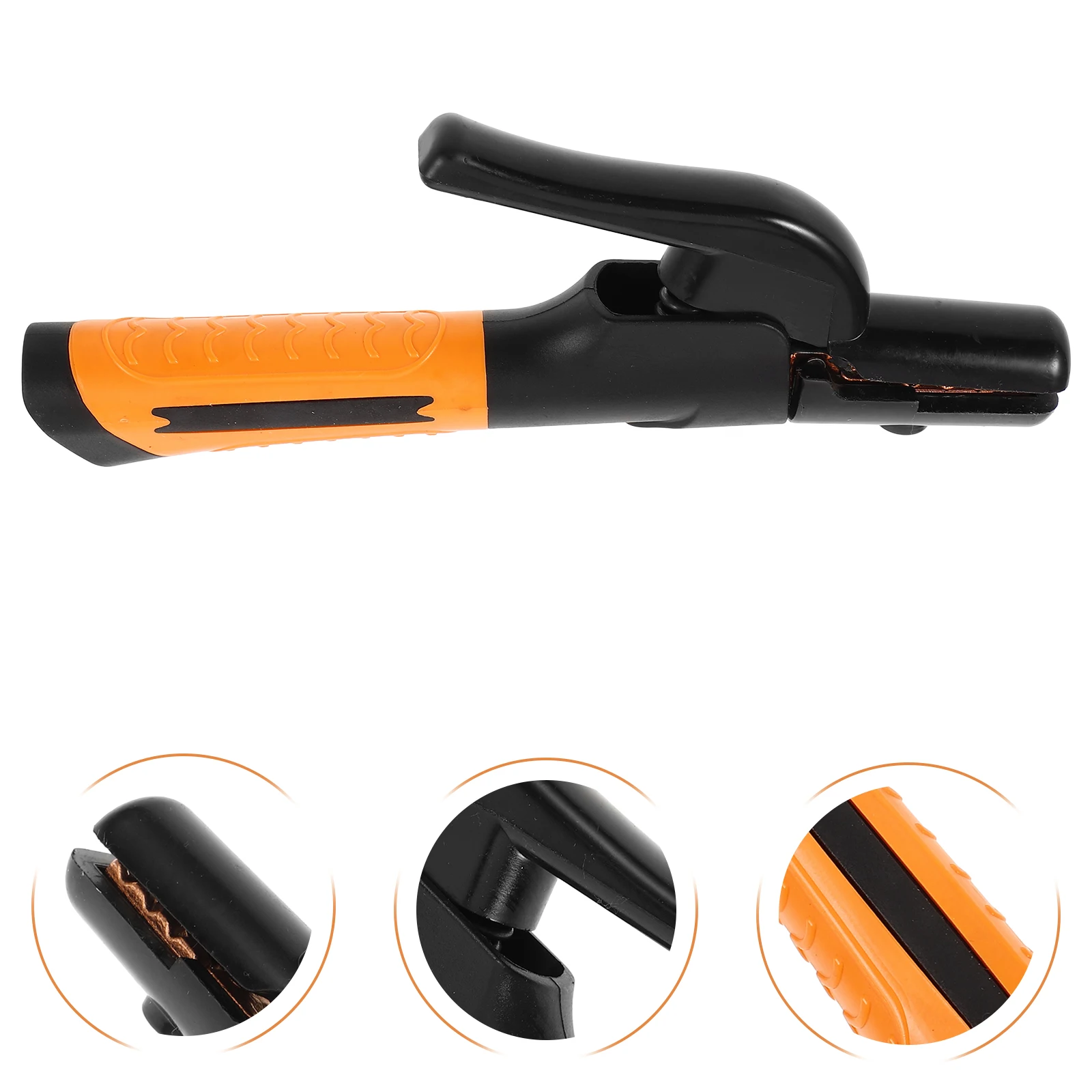 Wytrzymały uchwyt spawalniczy Solidna konstrukcja z miedzi Niezawodna wydajność do różnych zadań spawalniczych Uchwyt narzędziowy