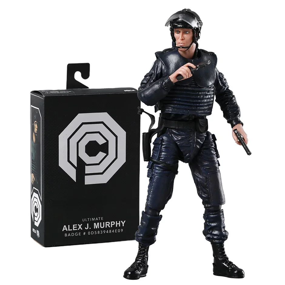 NECA Ultimate Alex Murphey in OCP Uniform Action Figure PVC Figurine Model Kit Desk Decocation Doll Toy Gift